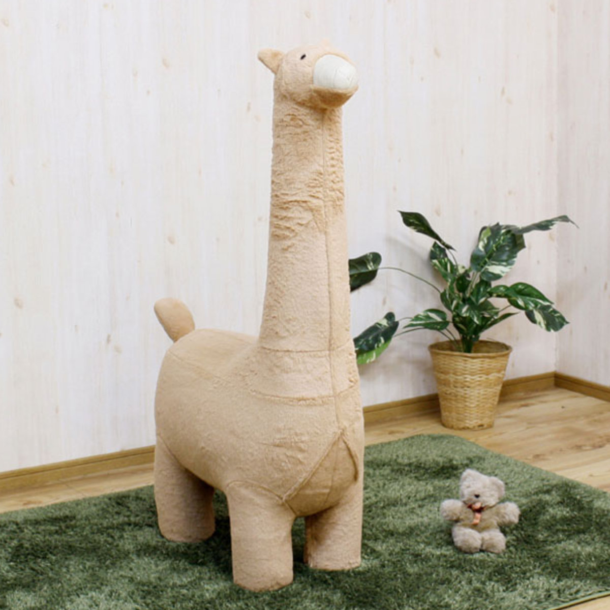 アニマルスツール アルパカ ビッグ オットマン ファブリック