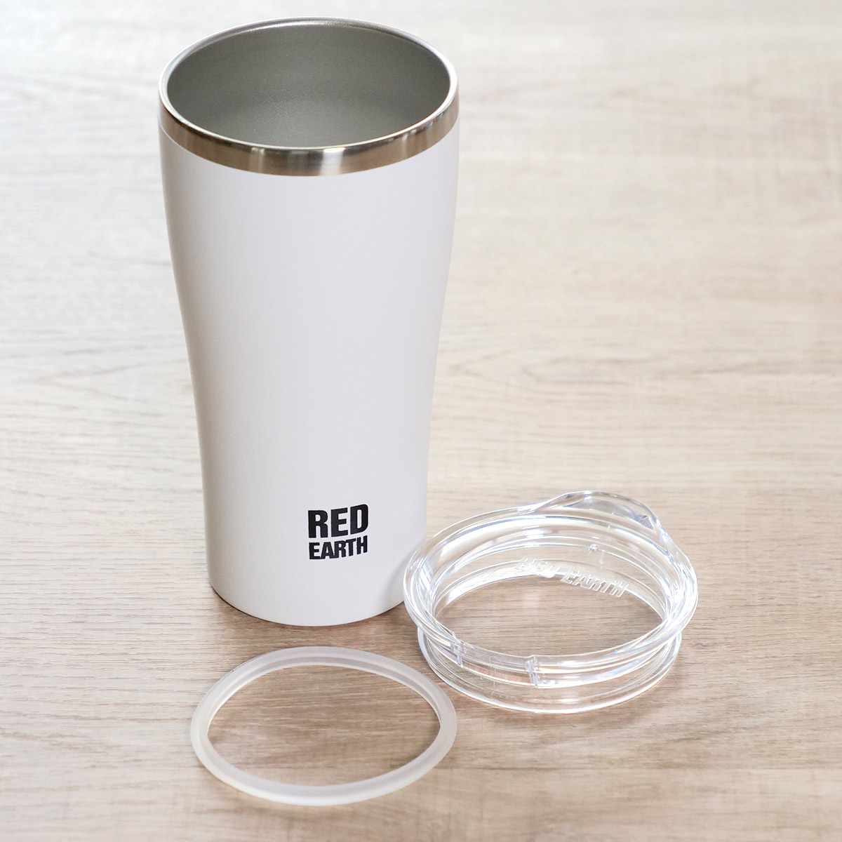 【超特価sale開催】  フタ付き タンブラー 500ml ステンレス （ ステンレス EARTH RED 弁当箱・水筒