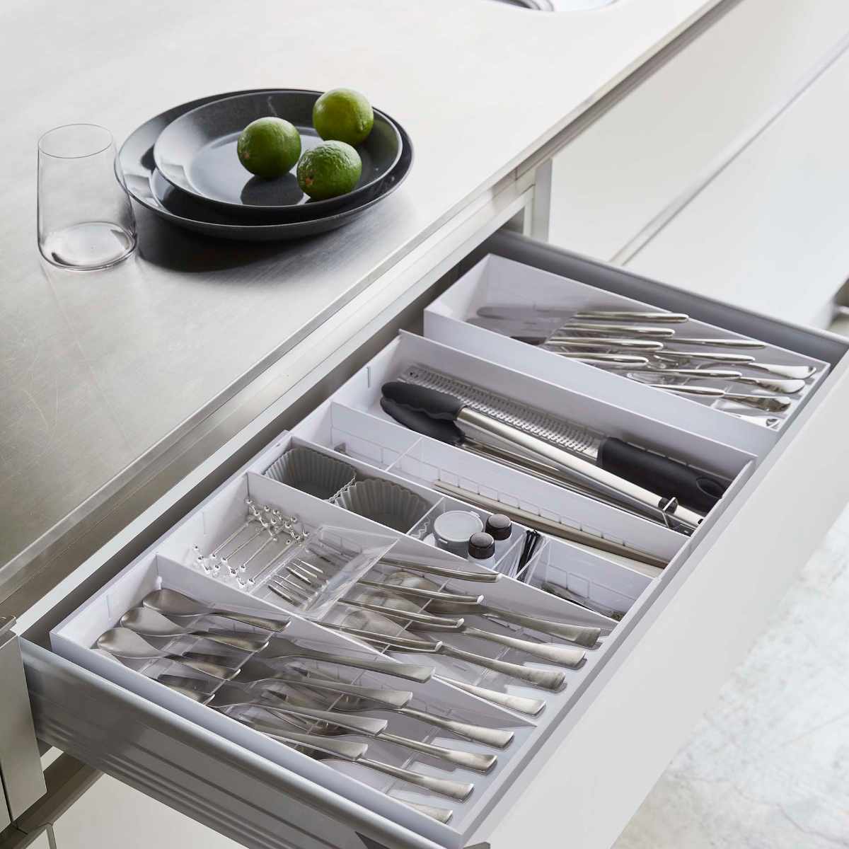 tower 山崎実業 立体横伸縮カトラリーケース タワー （ 4903208054157