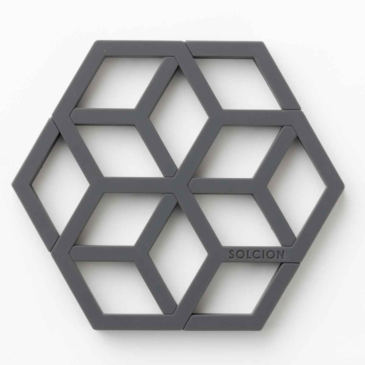 イケックス工業 鍋敷き シリコン製 2WAY Tangle Pot Stand ハニー