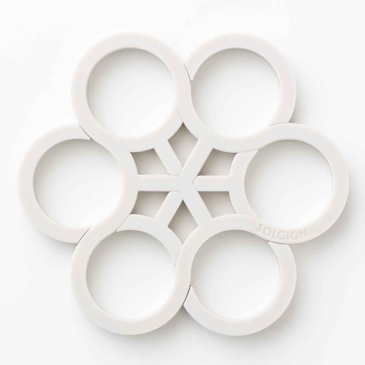 イケックス工業 鍋敷き シリコン製 2WAY Tangle Pot Stand アイビー