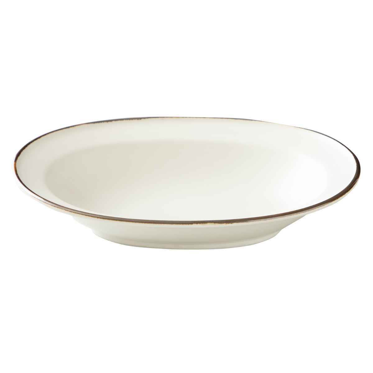 ボウル 23.5cm オーバルボウル essence 美濃焼 磁器 （ 食洗機