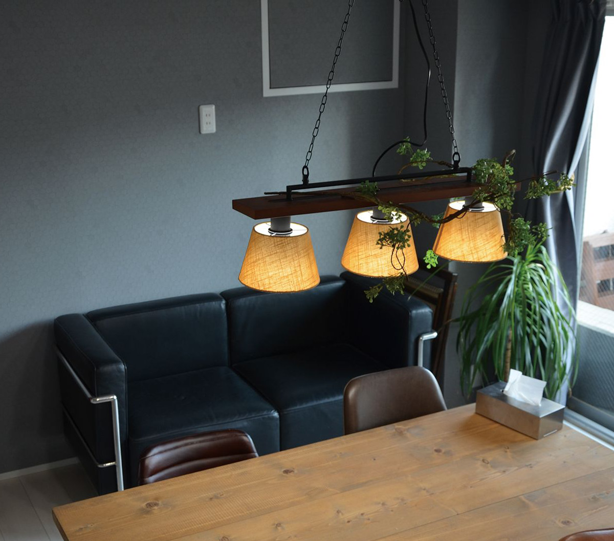 オシャレペンダントライト　天井照明　北欧インテリア　電気　LED3灯　子ども部屋 楽天市場】ペンダントライト3灯セット 吊下げ灯 送料無料 北欧