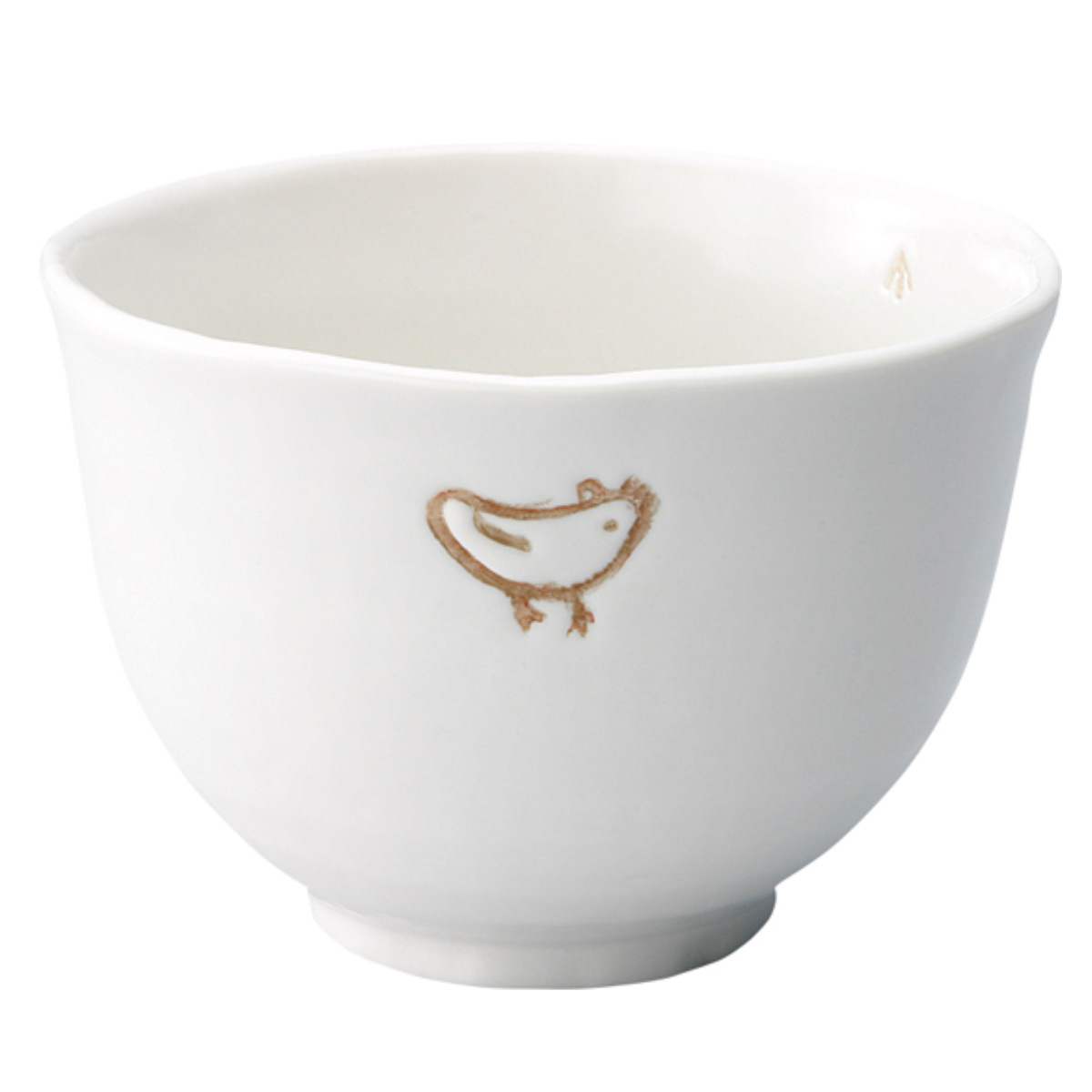 丼ぶり 13cm 小丼 トリのお散歩 磁器 美濃焼 日本製 （ 食洗機対応