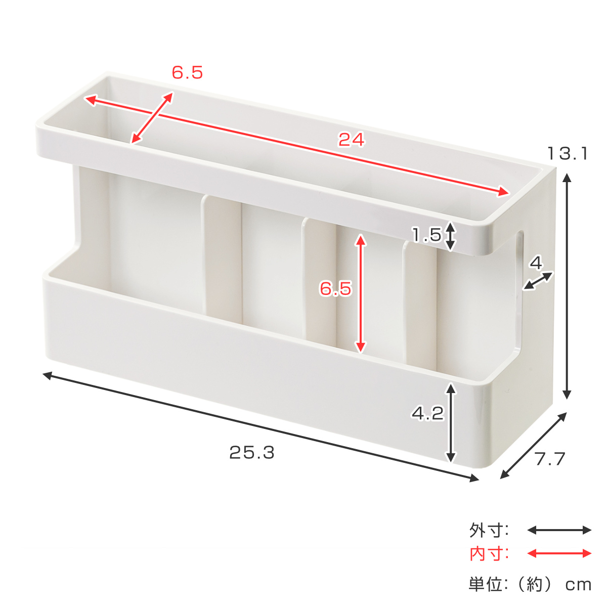 アスベル（ASVEL） ラップホルダー キッチンポケット マグネット 仕切