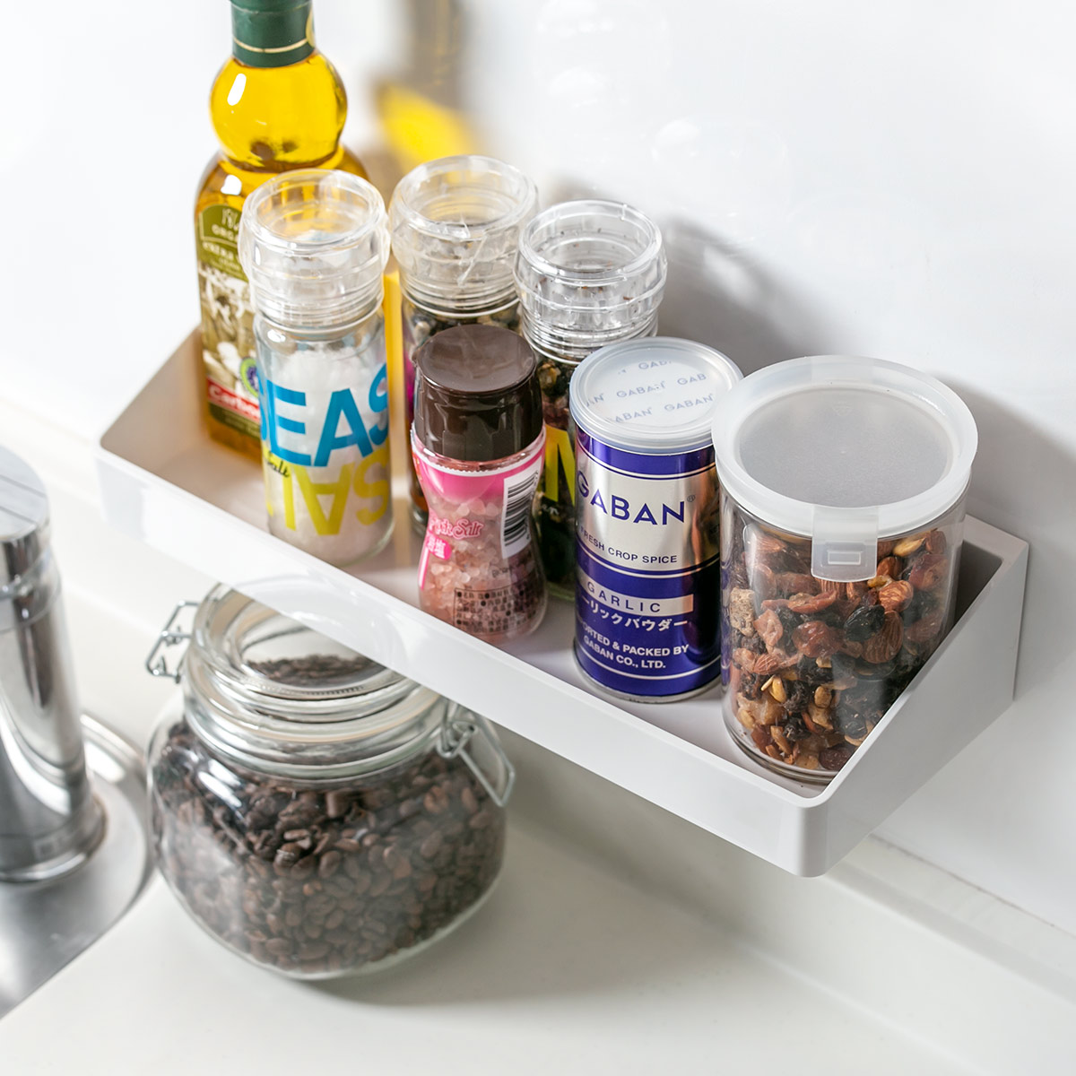 アスベル（ASVEL） 調味料ラック ワイド 吸着シート ポゼ （ 調味料