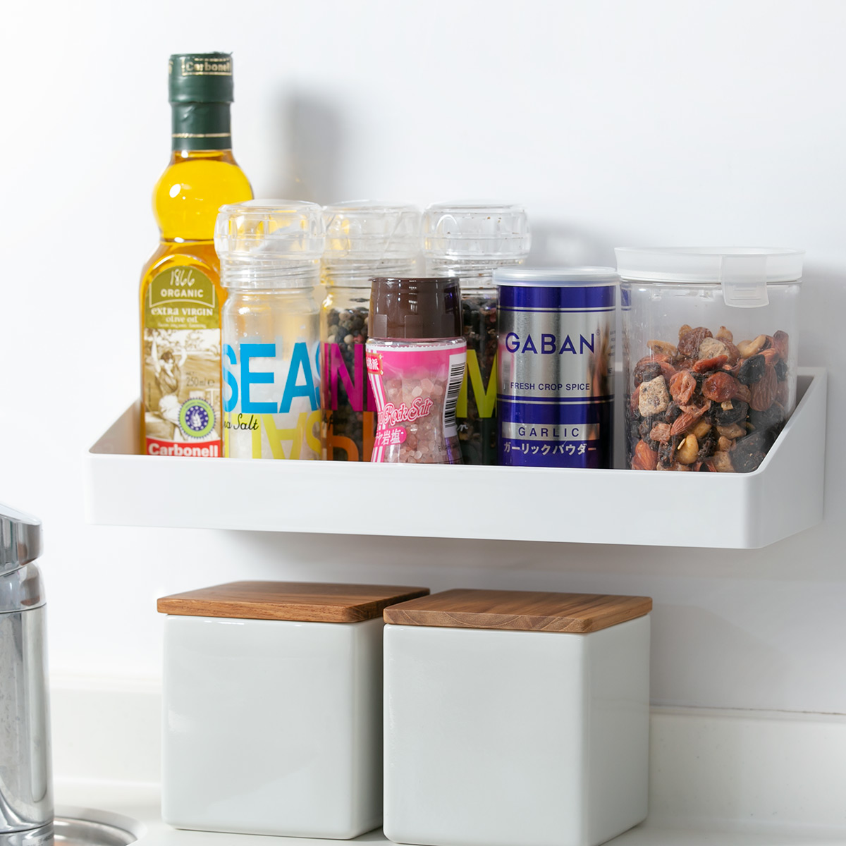 アスベル（ASVEL） 調味料ラック ワイド 吸着シート ポゼ （ 調味料