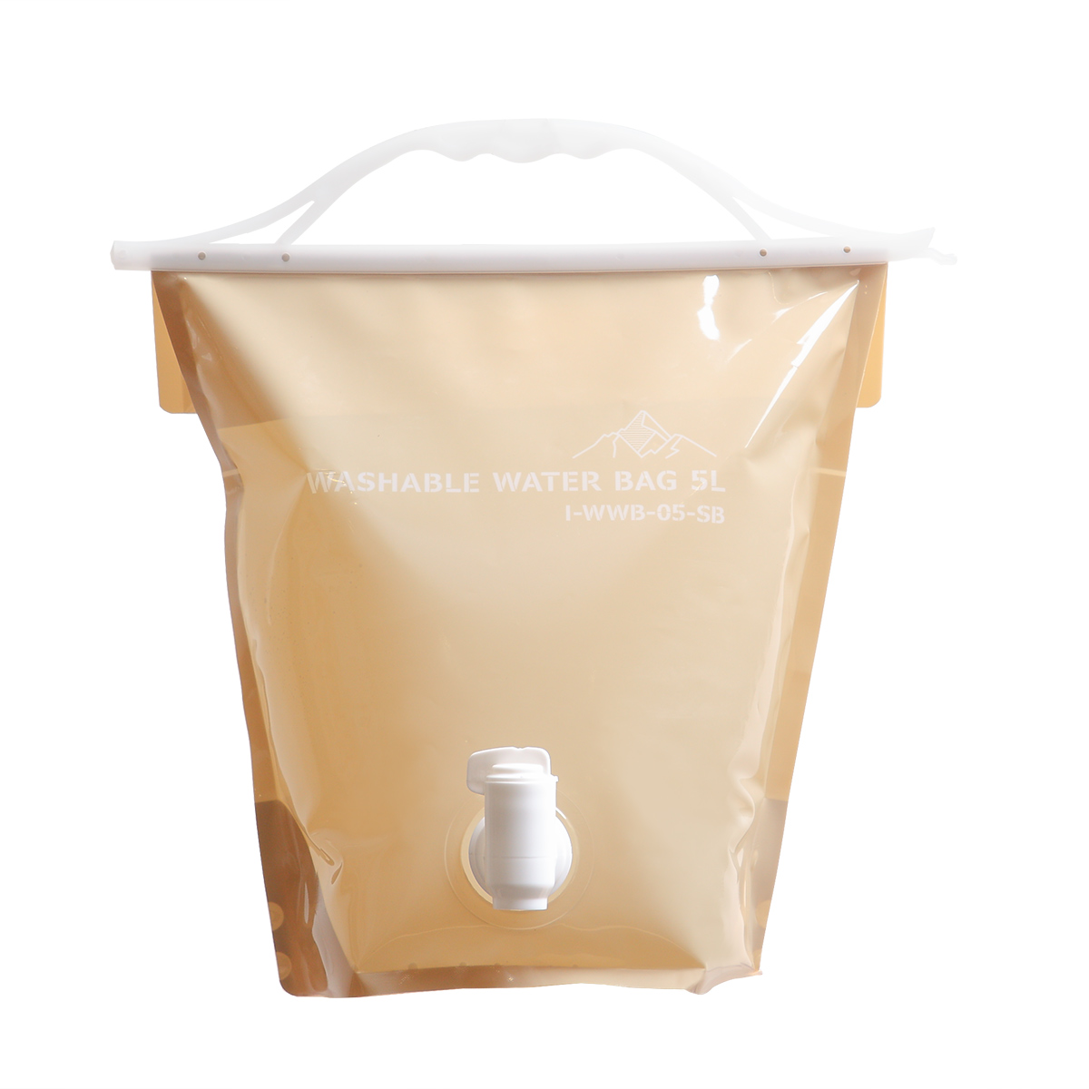 ウォータータンク 5L 折りたたみ ウォッシャブルウォーターバッグ ( イワタニ 岩谷マテリアル イワタニマテリアル コック ウォーターバッグ 給水袋 大口径 ) 関連画像5