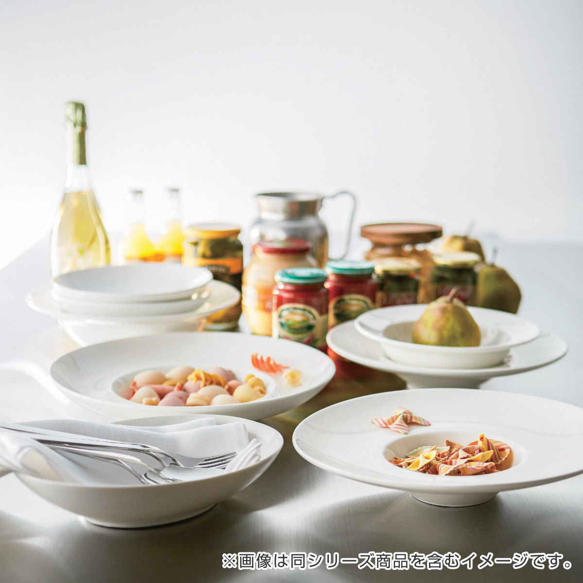 パン・デザートプレート12枚セット◆四角いお皿◆ノベルティ【新品】■A-923 プレート 長角ケーキプレート 34.5cm M.STYLE グランデビアンカ 磁器