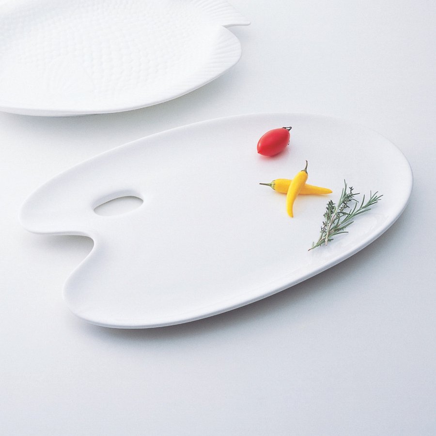 MONOPRO 磁器製大皿 プレート パレットプラター 40cm M.STYLE グランデビアンカ 磁器 （ 食