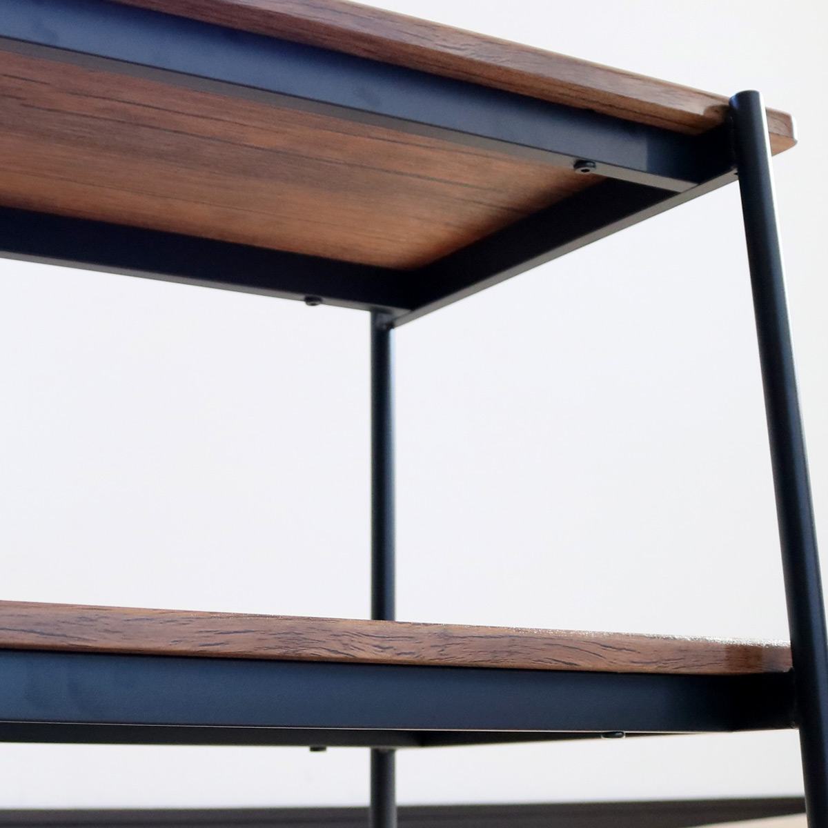 弘益 テレビ台 幅100cm ローボード ヴィンテージ調 スチールフレーム