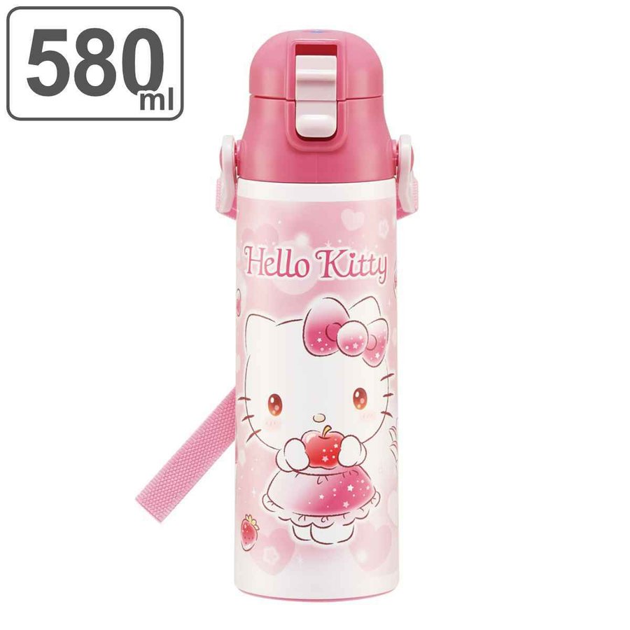 スケーター 水筒 580ml ステンレス 直飲み 軽量 ハローキティ