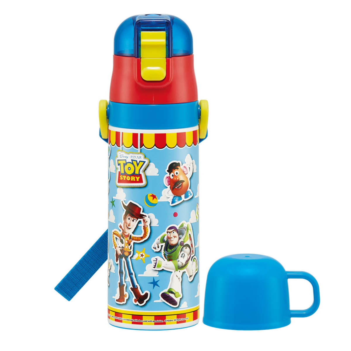 スケーター 水筒 キッズ 470ml 2way コップ 直飲み ステンレス トイ