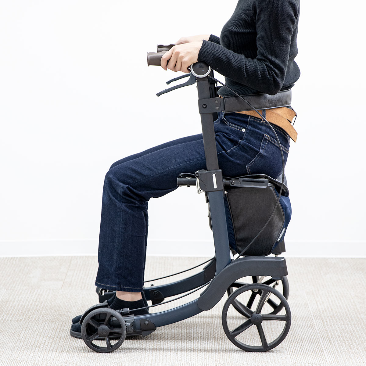 歩行器 ジェンティルマローネ ミケーレ 介護用品 （ 歩行車 シルバー