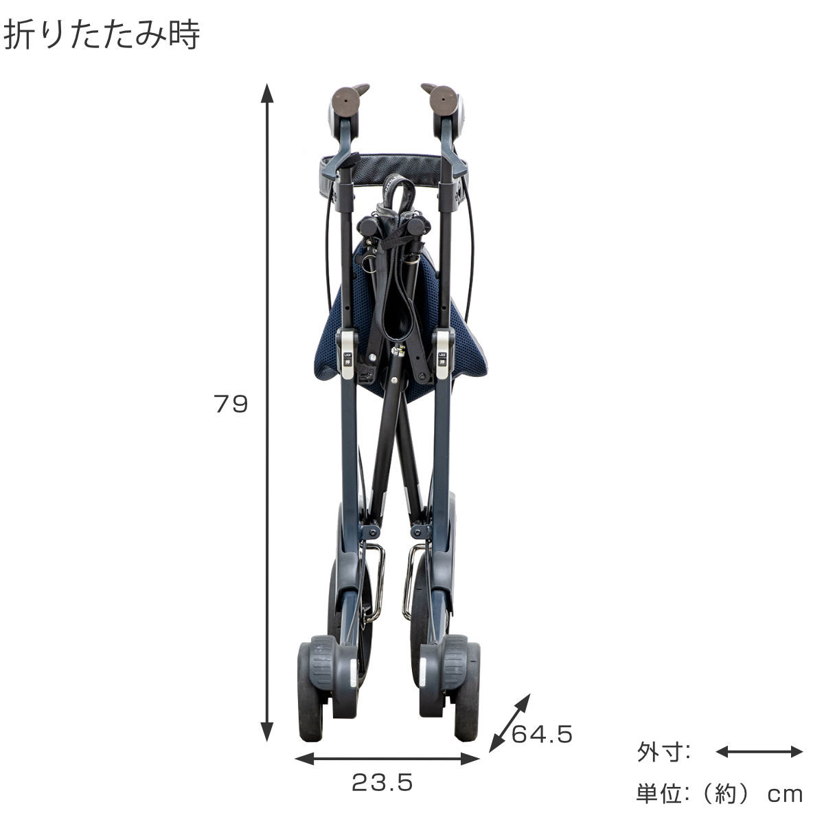 歩行器 ジェンティルマローネ ミケーレ 介護用品 （ 歩行車 シルバー