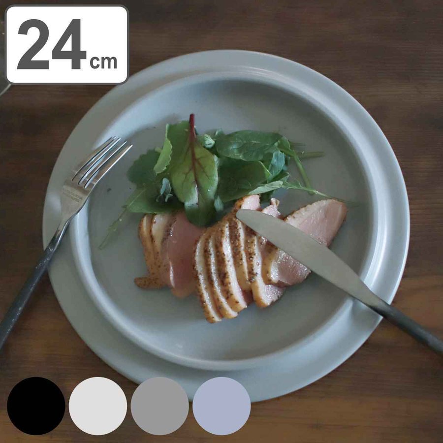 プレート 24cm リムプレート ovject ほうろう 日本製 （ オーブン 直火