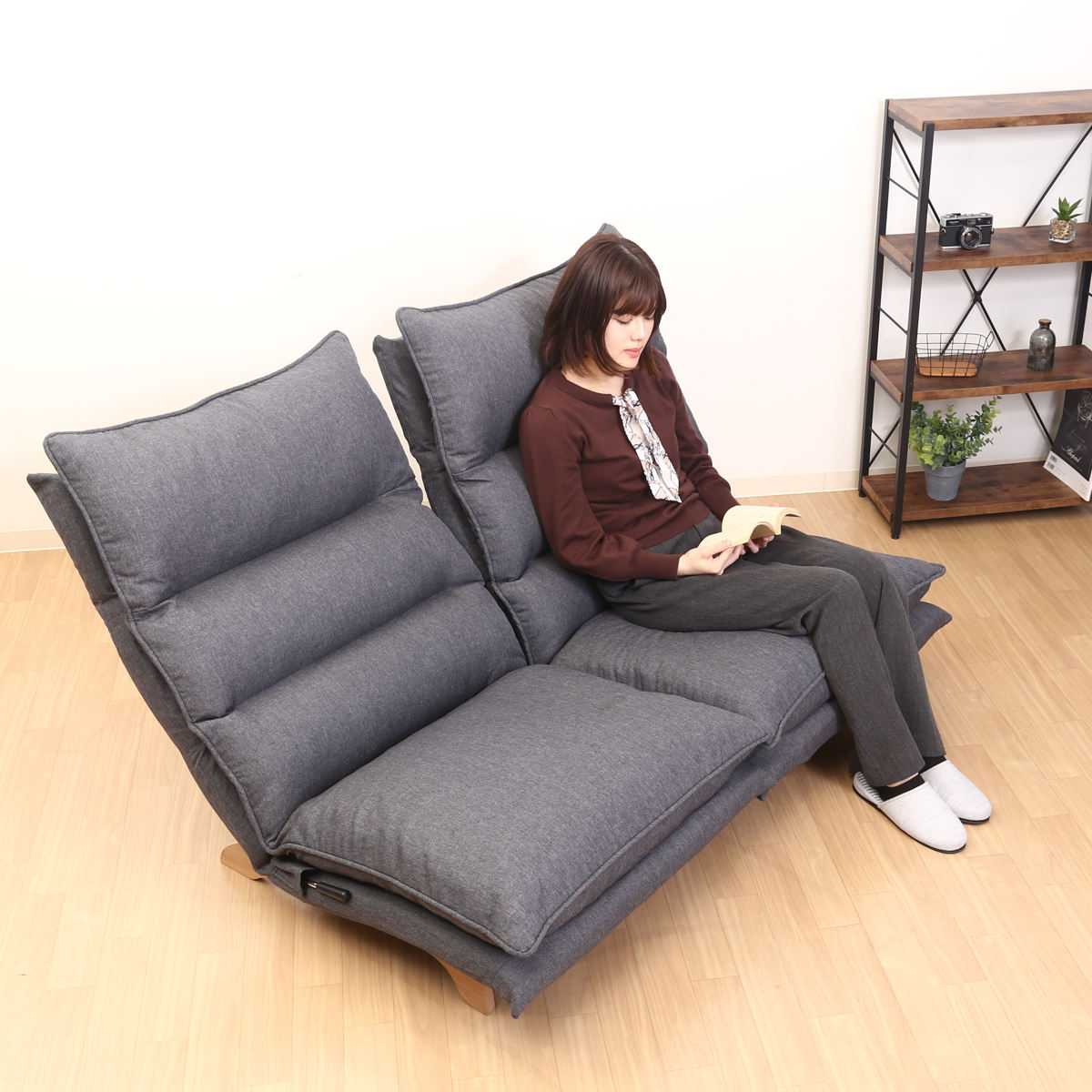 不二貿易（Fuji Boeki） ソファ リクライニング 二人掛け 幅140cm