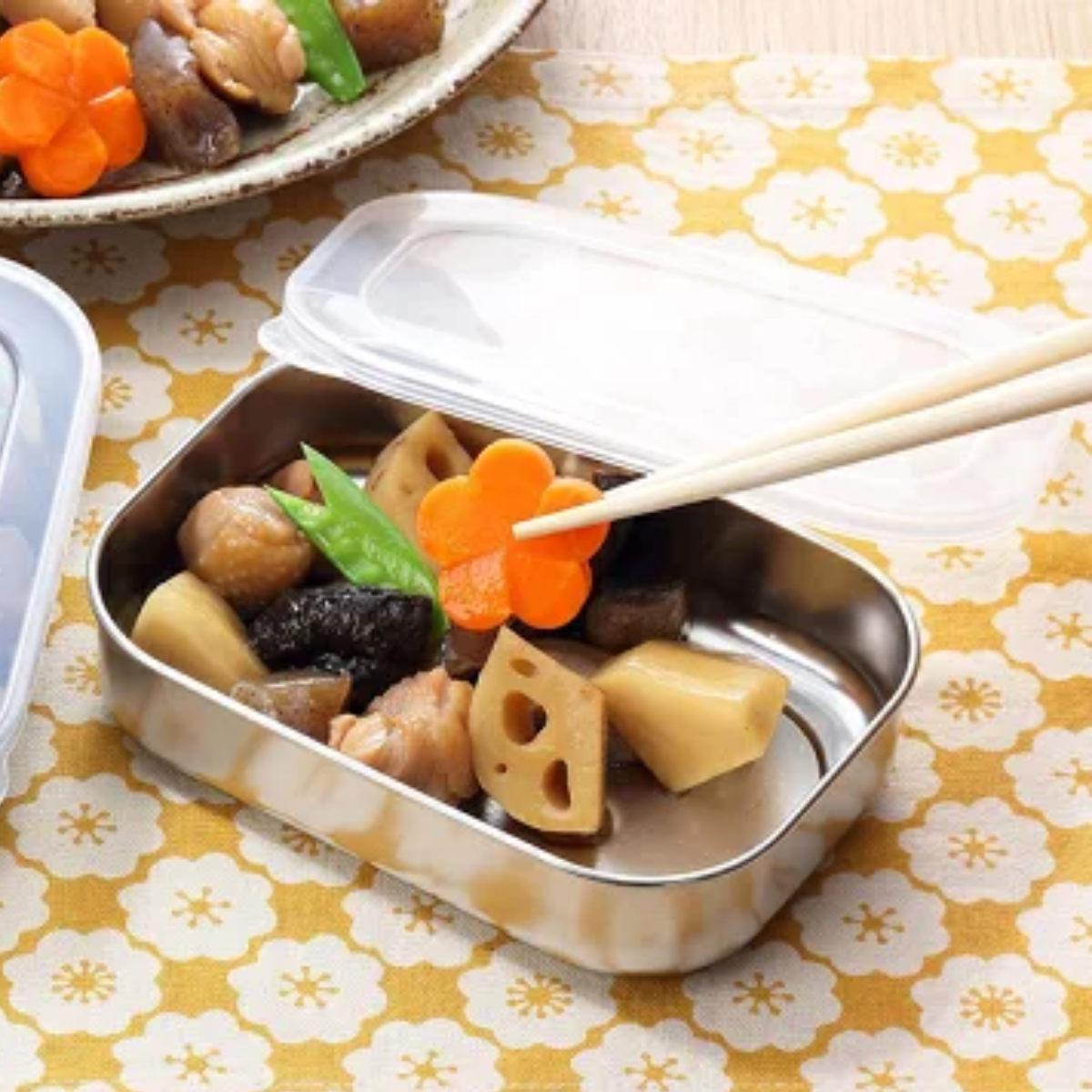 下村企販 保存容器 470ml ステンレスふた付保存容器 2個組 （ 日本製