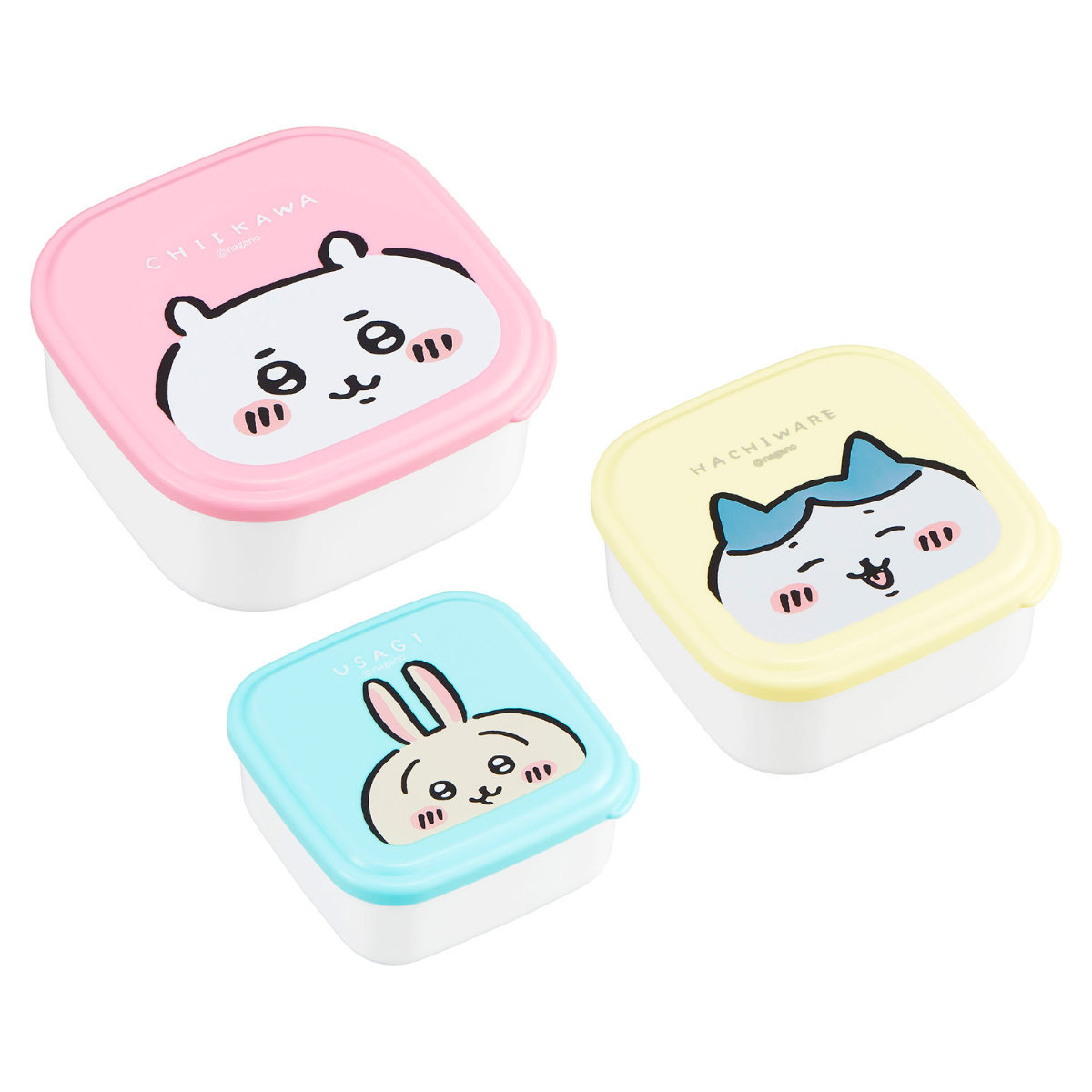 OSK お弁当箱 3個セット ちいかわ （ なんか小さくてかわいい
