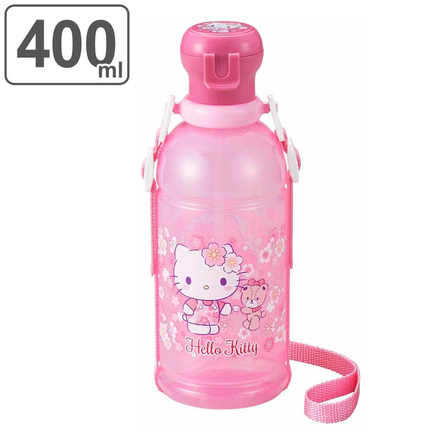 OSK（オーエスケー） 水筒 キッズ 400ml プラスチック ストロー ハロー