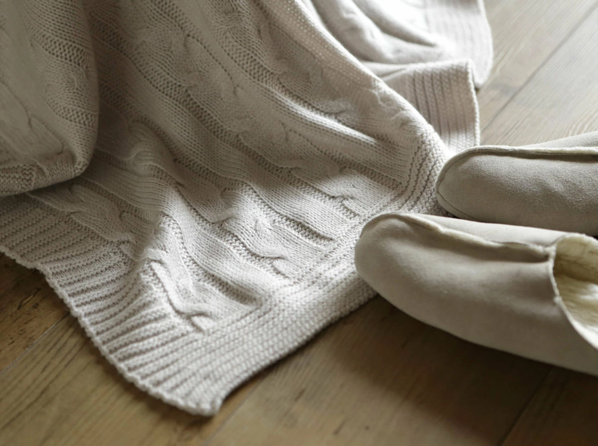 マルチカバー Fab the Home 190×240cm L ケーブルニット （ ソファ