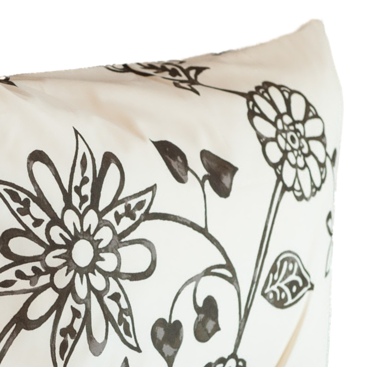 枕カバー Fab the Home 50×70cm用 エイジア 花柄 綿100％ （ ピロー