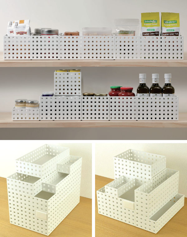 Like-it 小物収納 ブリックス BRICKS 仕切り付き 280ミニL 9028