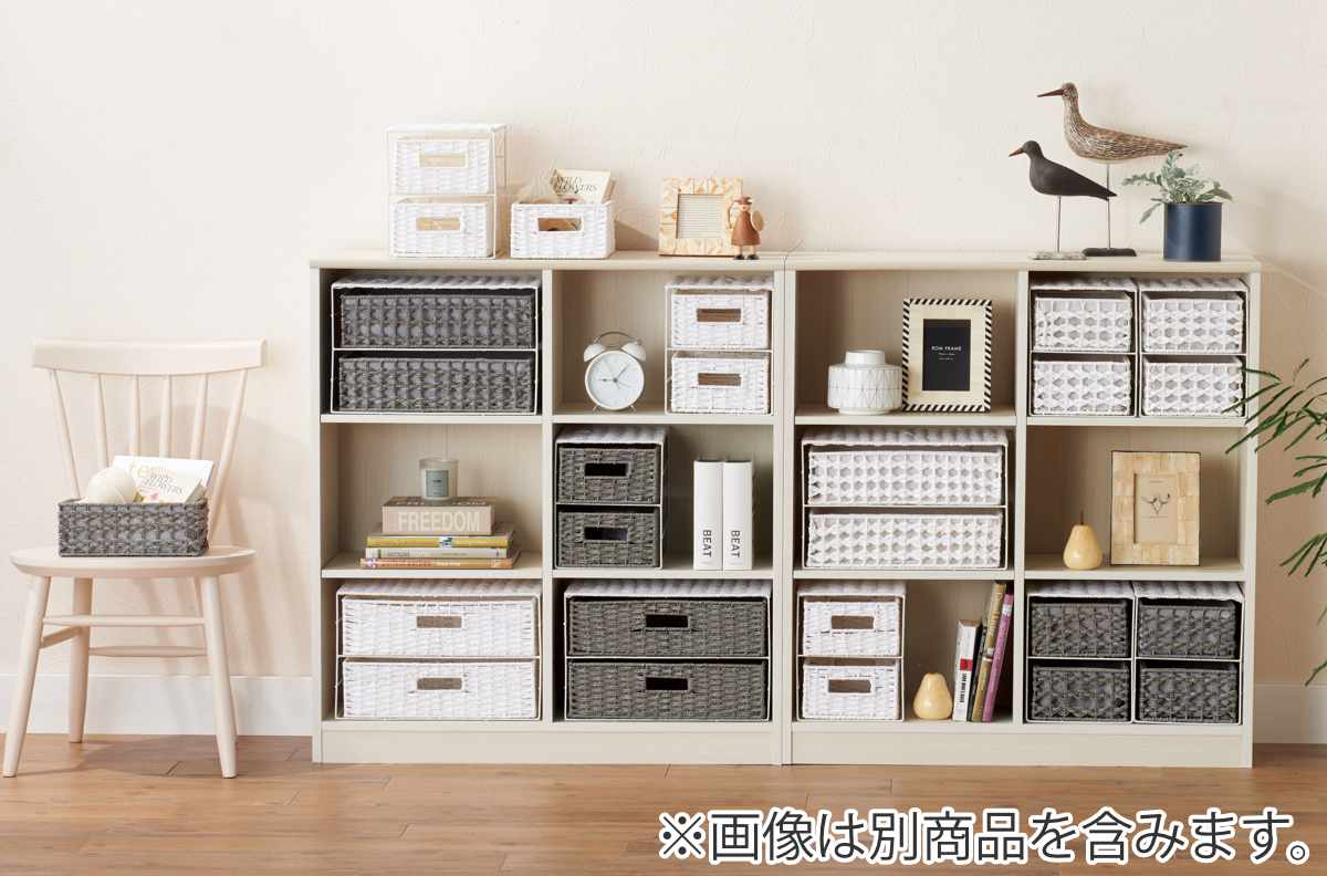 ちどり産業 収納ボックス ペーパーバスケット ハーフサイズ （ 収納