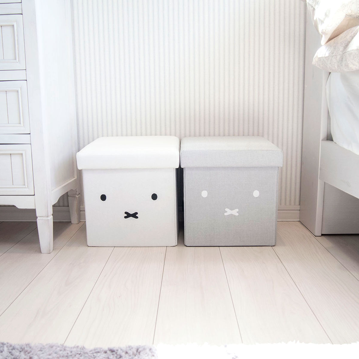 オカトー 収納ボックス miffy 収納できるスツール （ ミッフィー