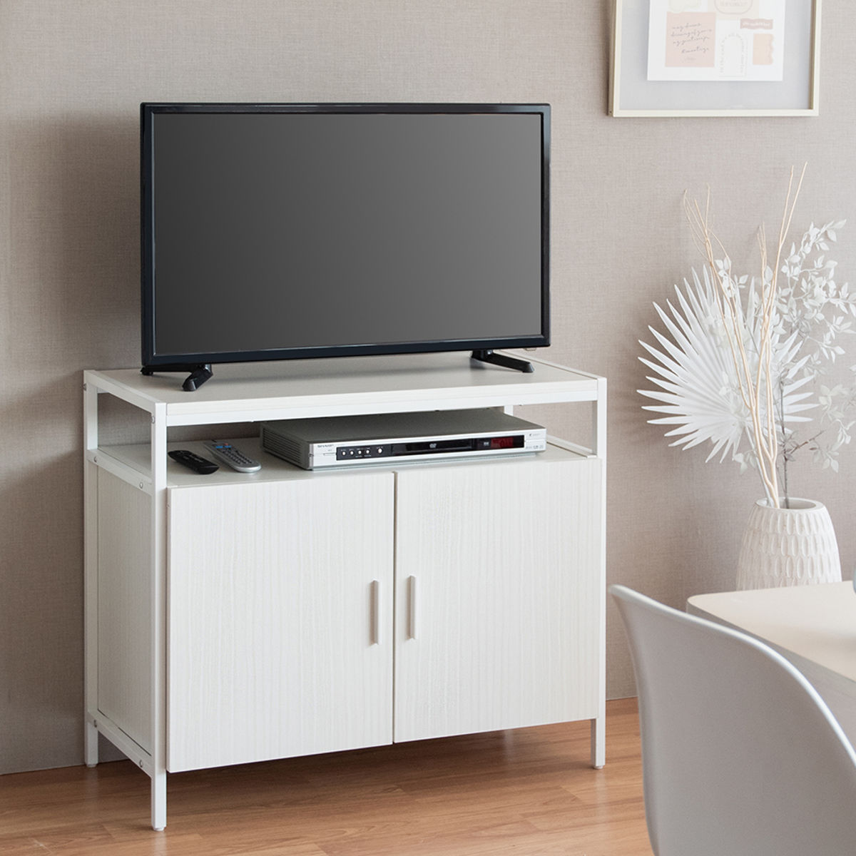 テレビ台 幅80cm ハイタイプ オープン収納付 キャビネット （ テレビ