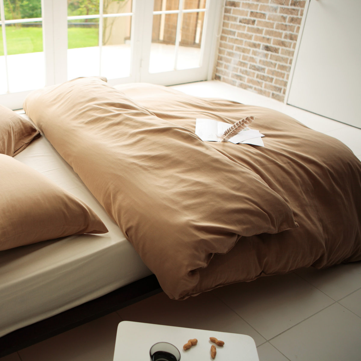 掛け布団カバー Fab the Home ダブル ダブルガーゼ 綿100％ （ ファブ