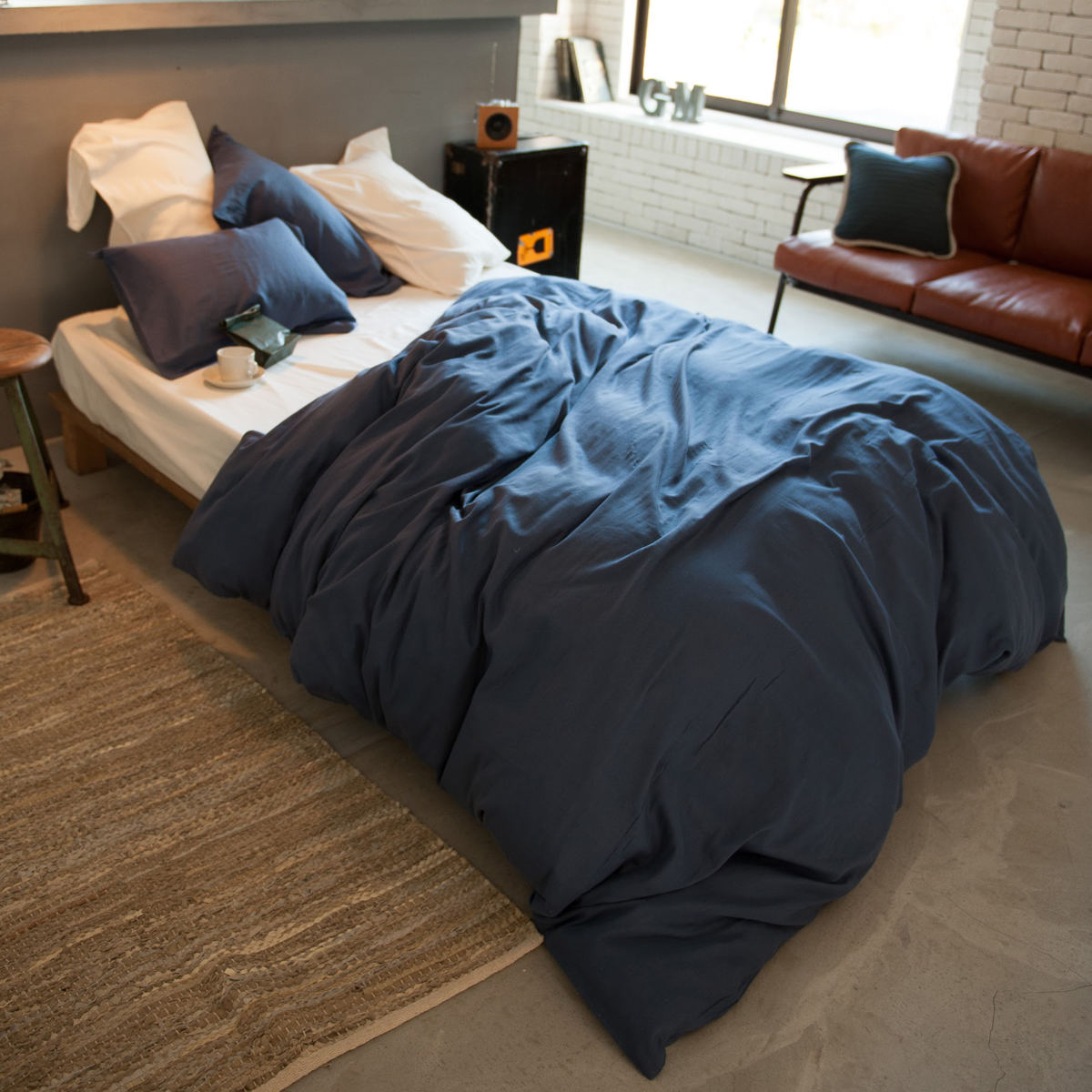 掛け布団カバー Fab the Home シングル ダブルガーゼ 綿100