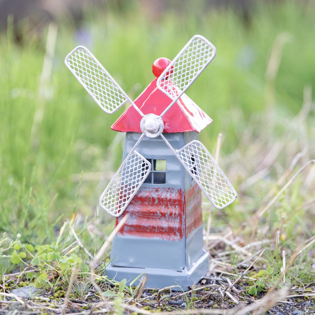 オーナメント 風車 ムーラン S CC （ 置物 アイアン 鉄 飾り