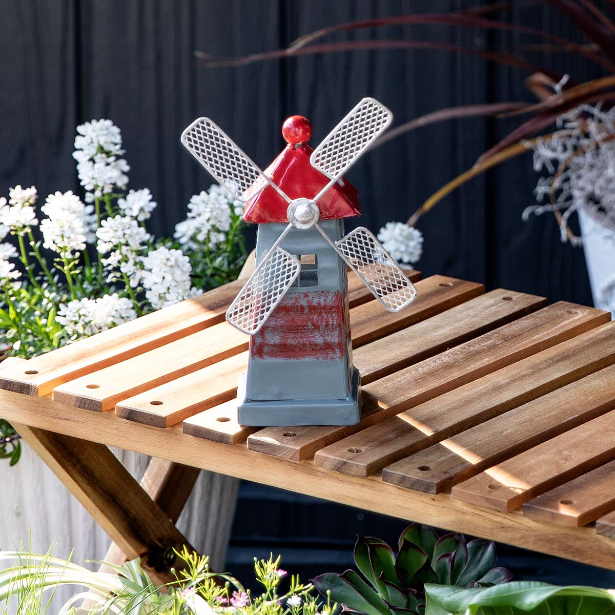 オーナメント 風車 ムーラン S CC （ 置物 アイアン 鉄 飾り