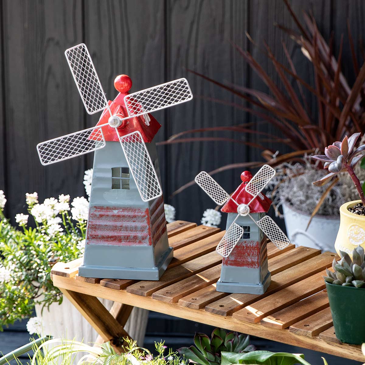オーナメント 風車 ムーラン S CC （ 置物 アイアン 鉄 飾り