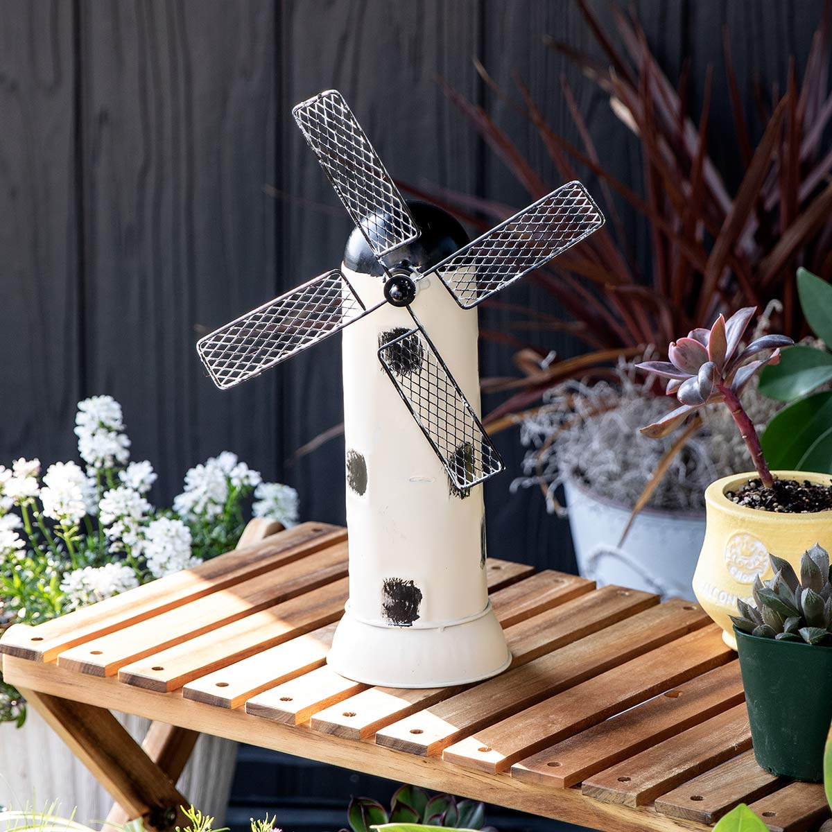 オーナメント 風車 ムーラン L AA （ 置物 アイアン 鉄 飾り