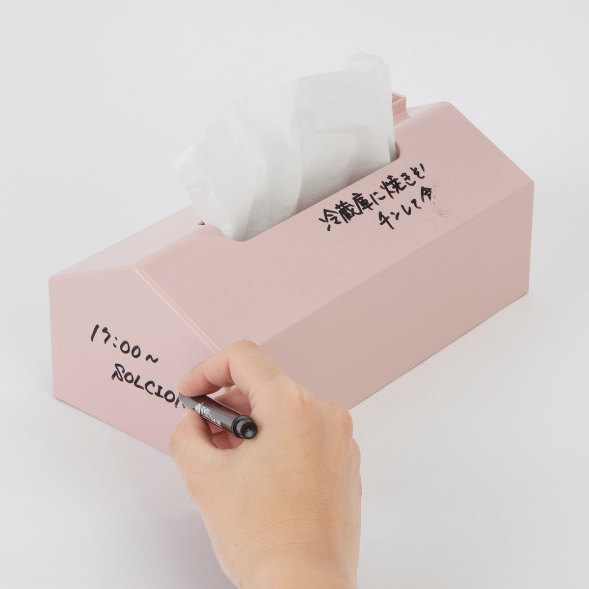 イケックス工業 ティッシュケース MEMORU 卓上 （ ティッシュカバー