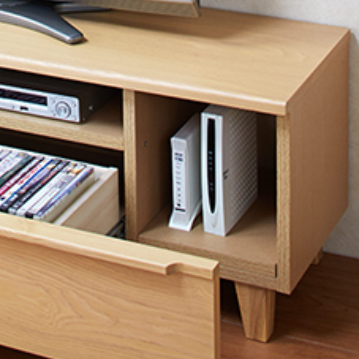 ＊値下げ中＊　テレビボード 90 ローボード テレビラック TVボード テレビ台 幅90cm ローボード 北欧風 突板仕上げ CROSS （ 開梱設置
