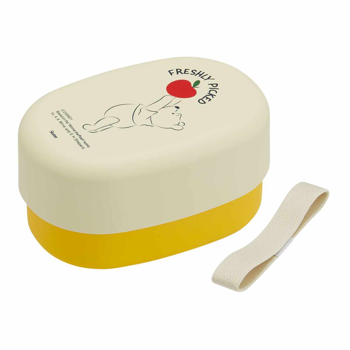 スケーター 弁当箱 2段 480ml 塗 くまのプーさん LOVEGROW （ プーさん