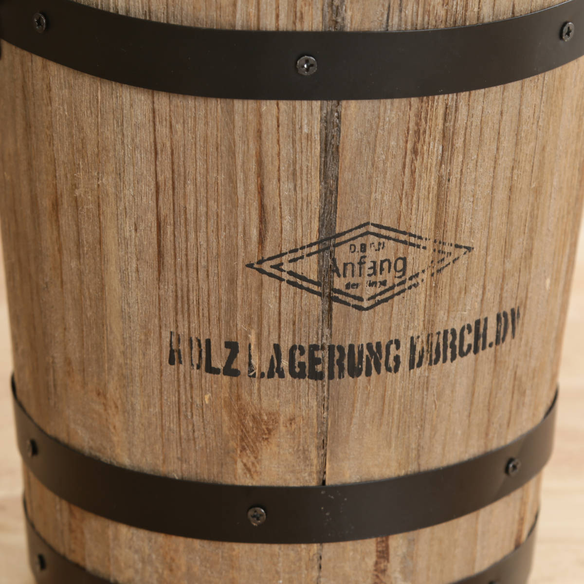 不二貿易（Fuji Boeki） ゴミ箱 Mサイズ 木製 フタなし （ ごみ箱 直径