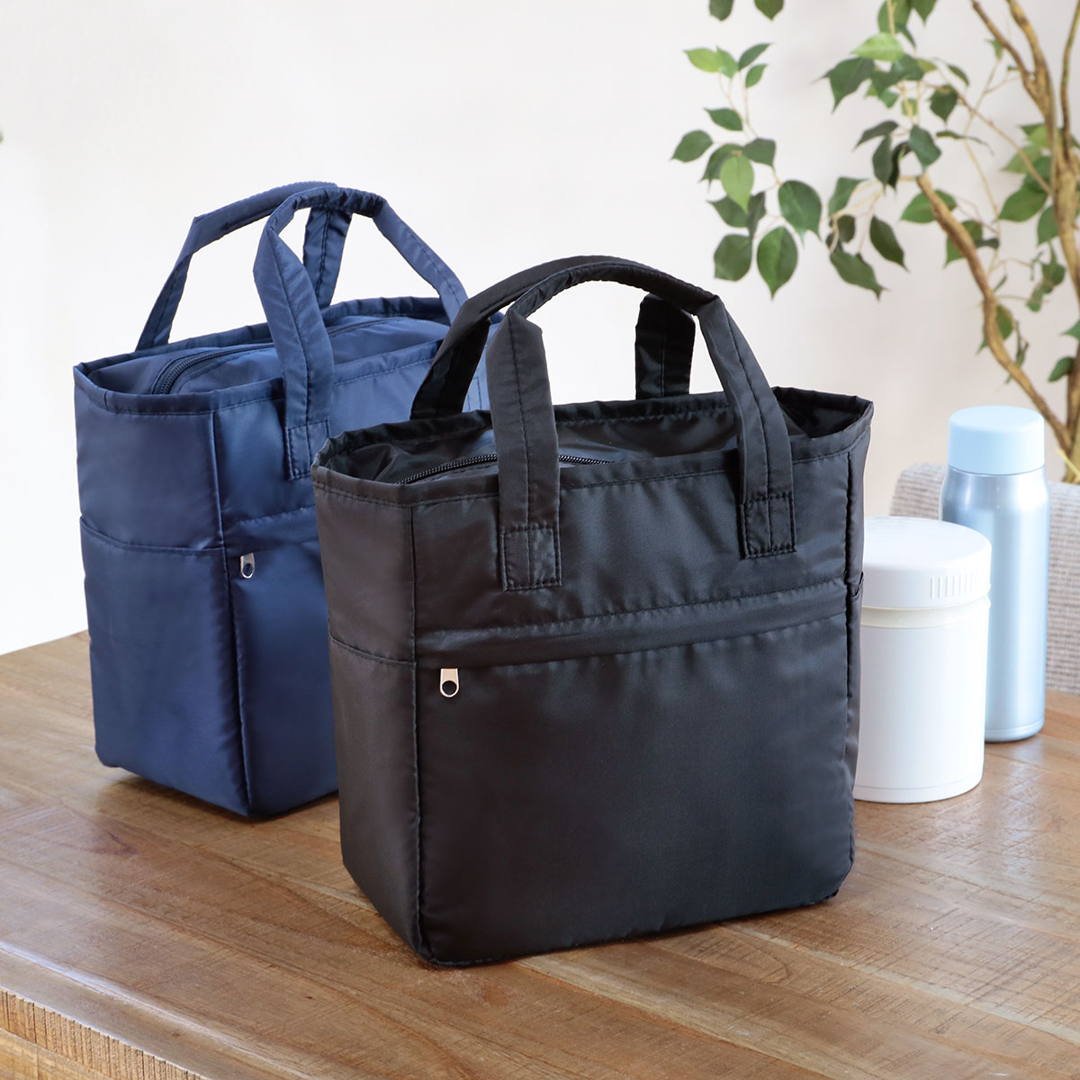 ランチバッグ 保冷 GRANDE 角型 大容量 （ 保冷ランチバッグ 保温 弁当