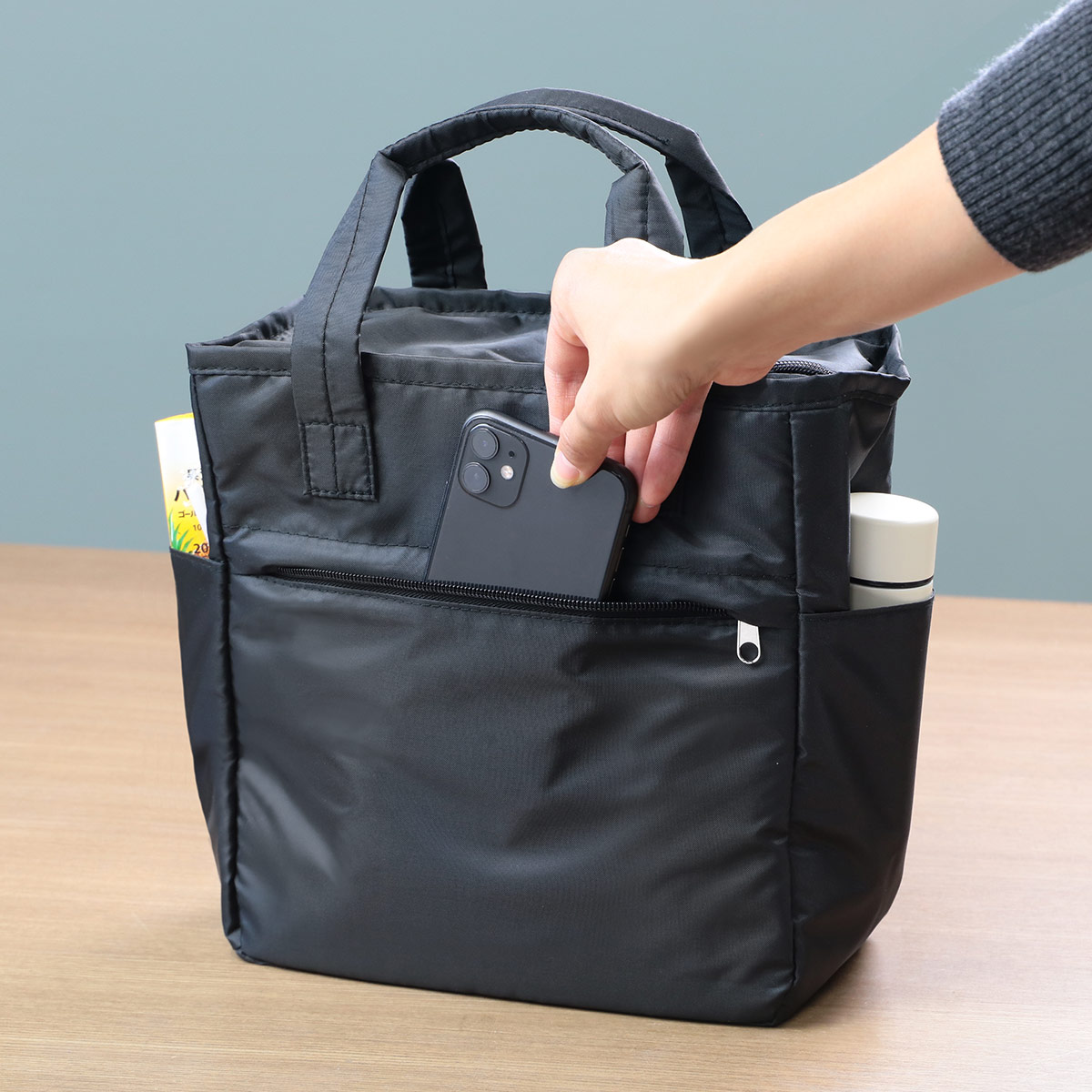 ランチバッグ 保冷 GRANDE 角型 大容量 （ 保冷ランチバッグ 保温 弁当