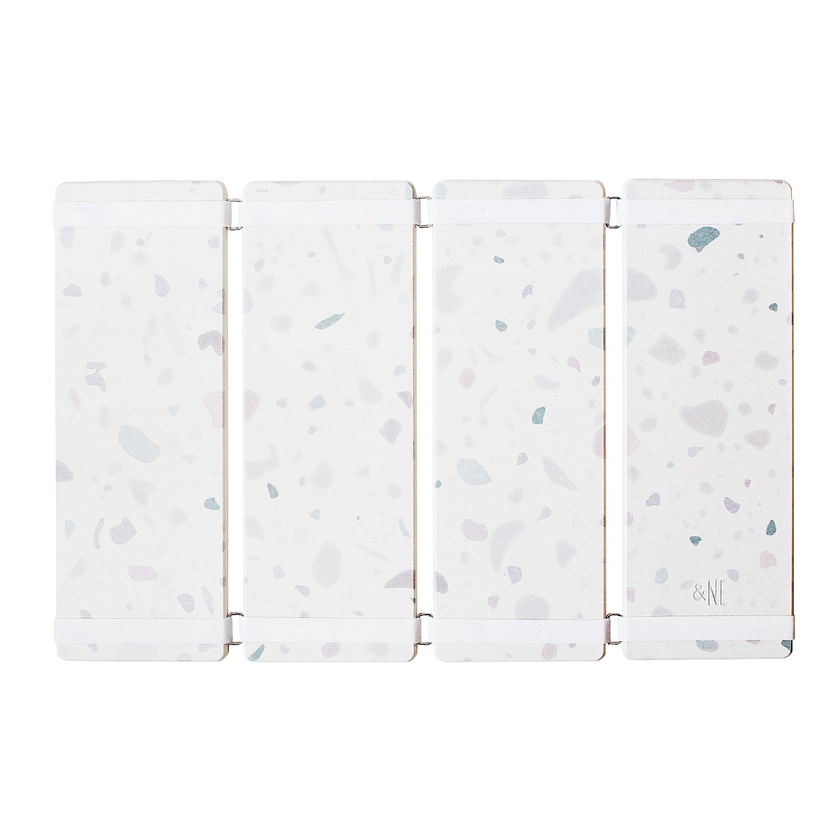 ＆NE バスマット 珪藻土 折りたたみ 60×39cm （ バス マット 珪藻土