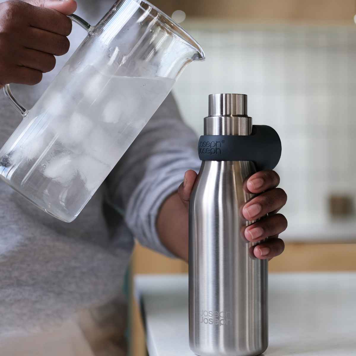Joseph 水筒 500ml 保温 保冷 ループ 真空断熱ウォーターボトル