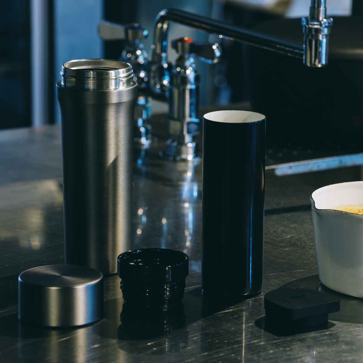 水筒 3way 320ml 380ml 440ml ステンレス （ ovject 保温 保冷 直飲み