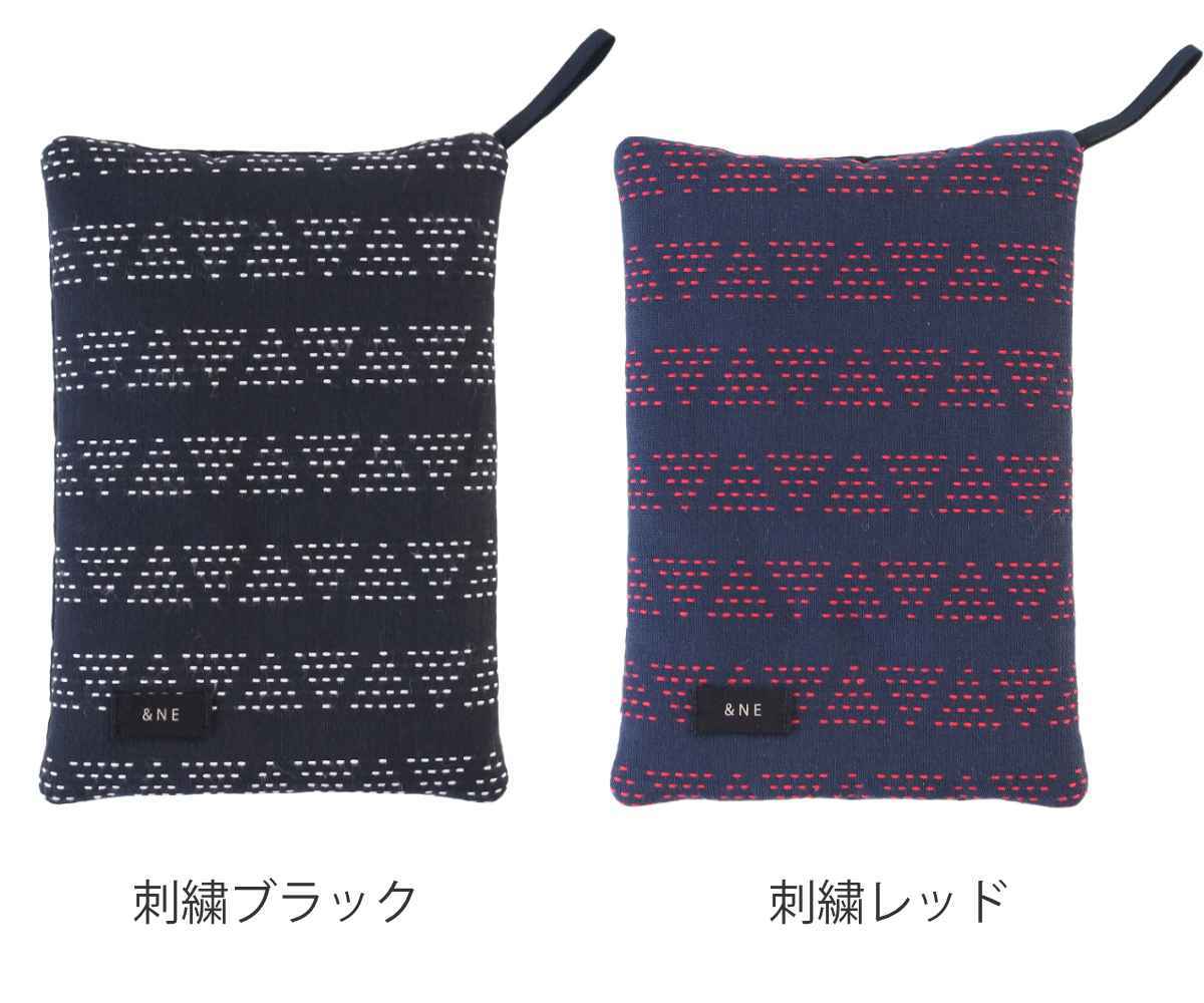 ＆NE 鍋敷き ミトン 刺繍 綿100％ 日本製 紐つき 2way （ 鍋