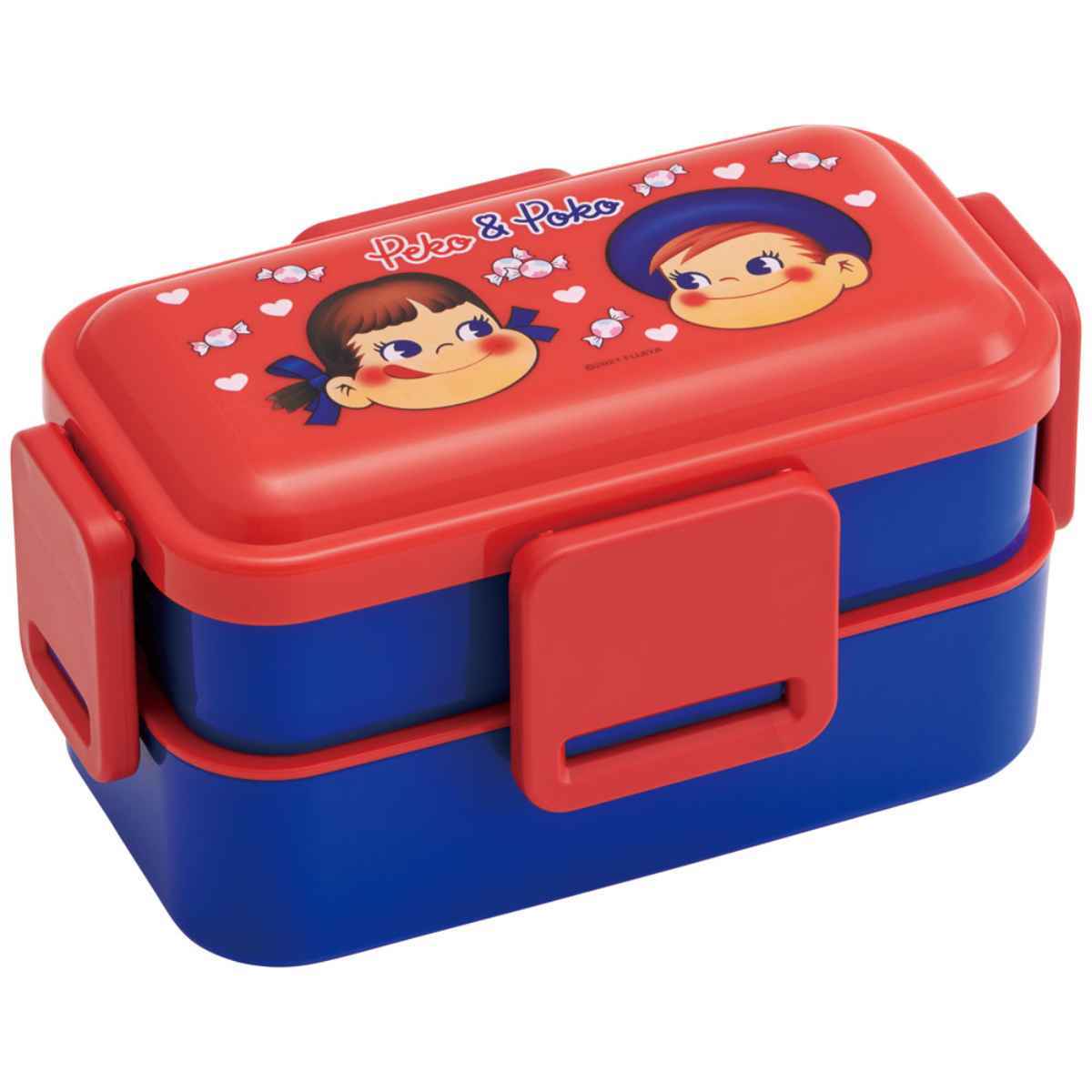 スケーター 弁当箱 2段 600ml 抗菌 ふわっと ペコちゃん （ ポコちゃん