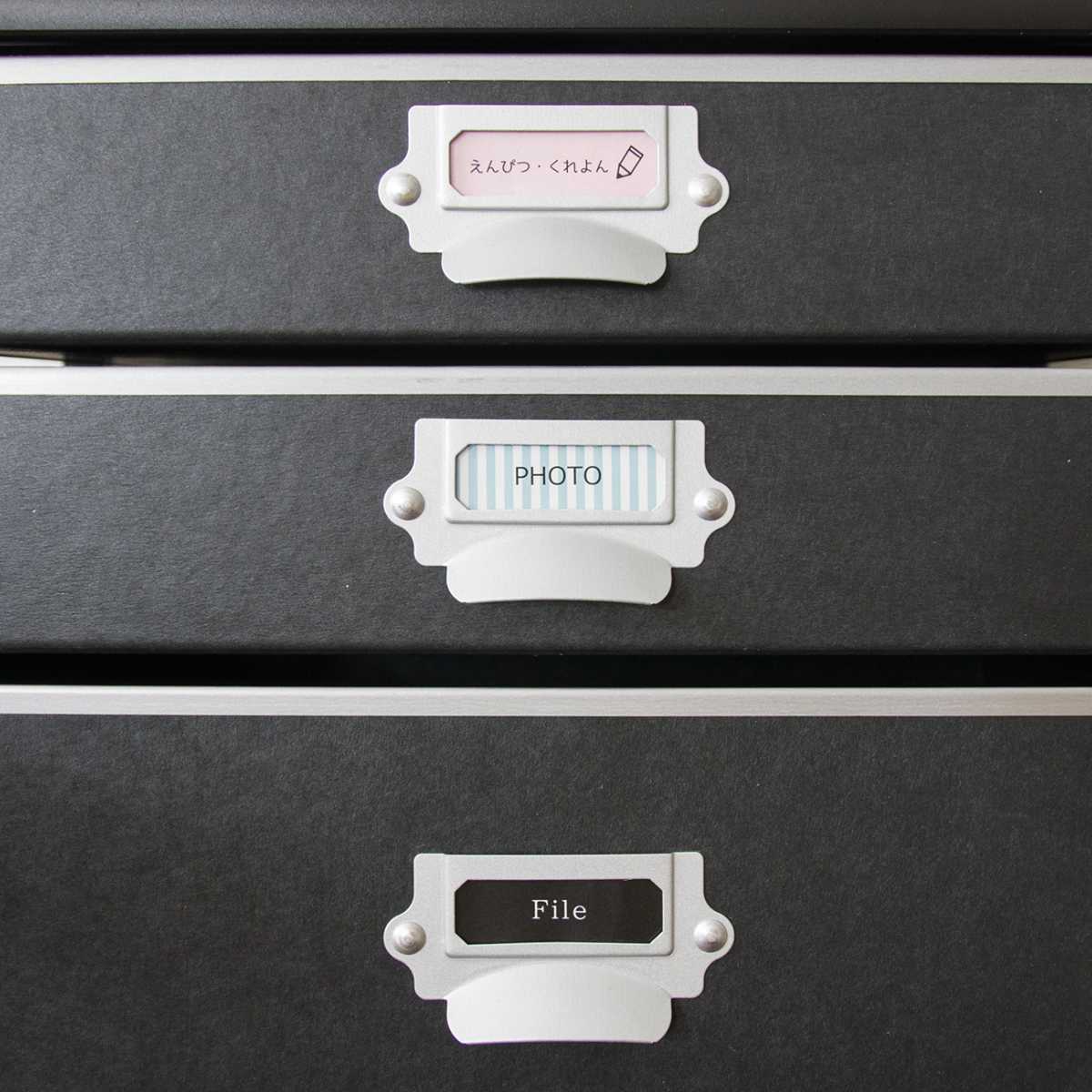 宮武製作所 チェスト ファイルケース付き A4 5段 （ 幅39×奥行27.5×高