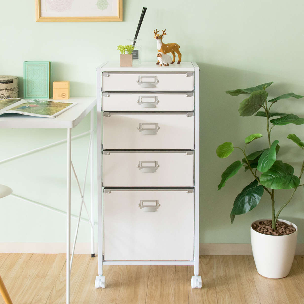 宮武製作所 チェスト A4 5段 （ 幅39×奥行31×高さ88.5cm 多段チェスト