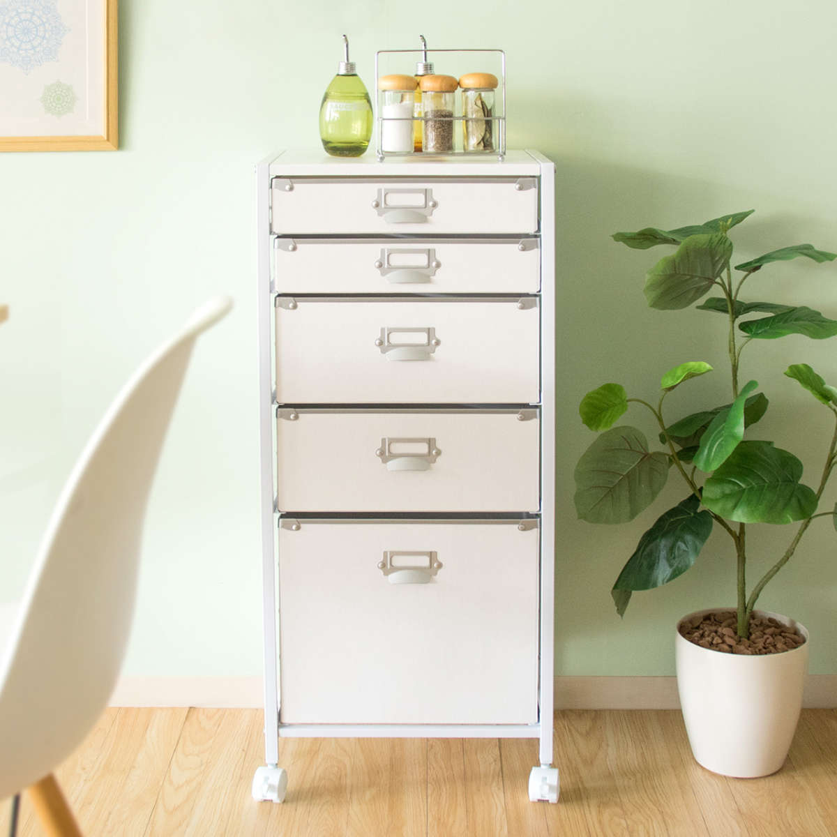 宮武製作所 チェスト A4 5段 （ 幅39×奥行31×高さ88.5cm 多段チェスト